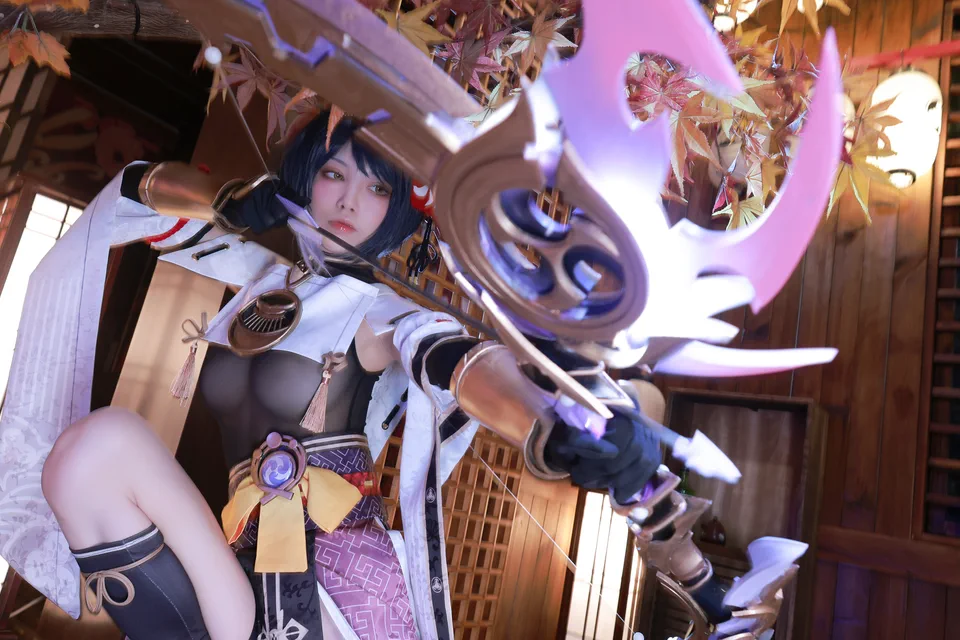 水淼 NO.113 九条裟罗 Cosplay 图集